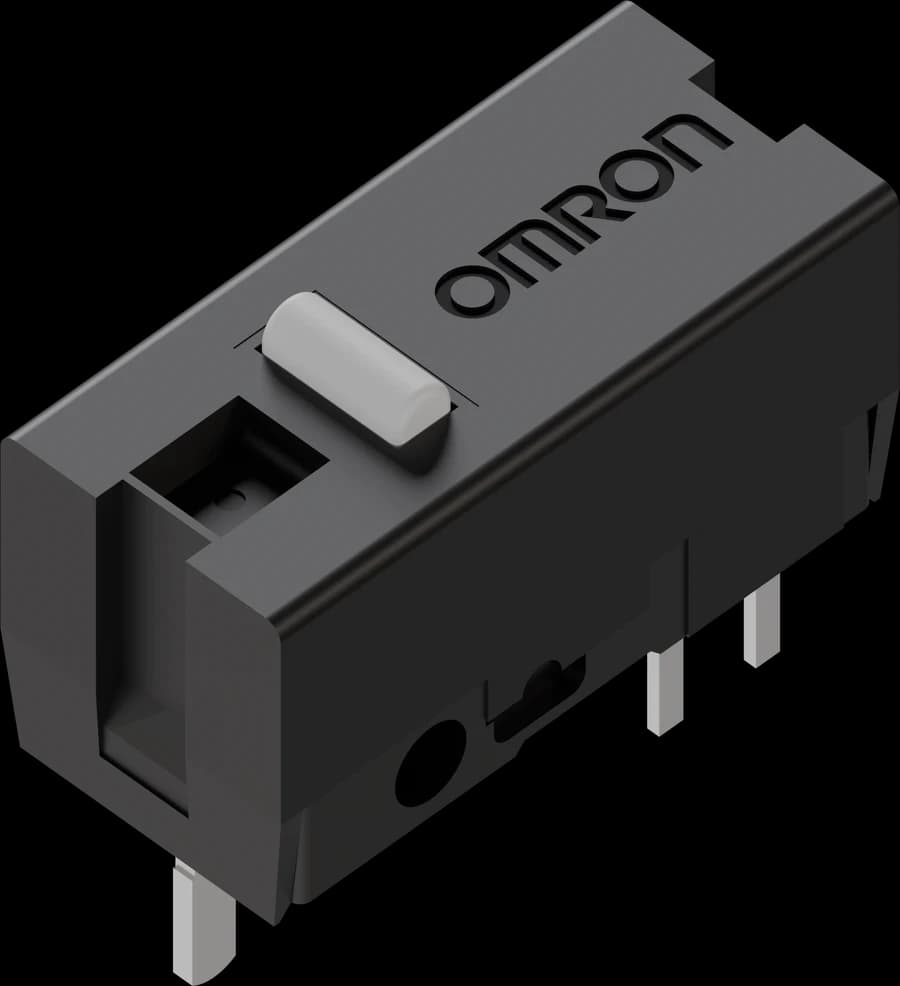 Omron optical switch for the main mouse buttons